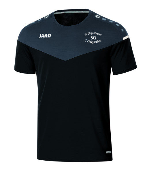 T-Shirt Aufwärmshirt schwarz/anthrazit