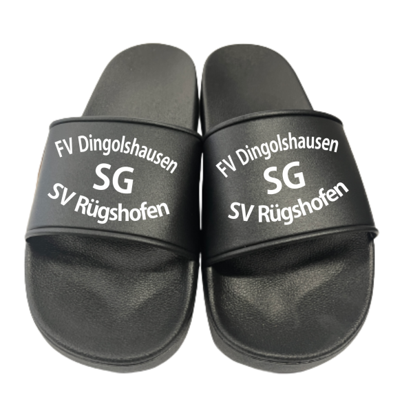 Badeschuhe Badelatschen schwarz SG
