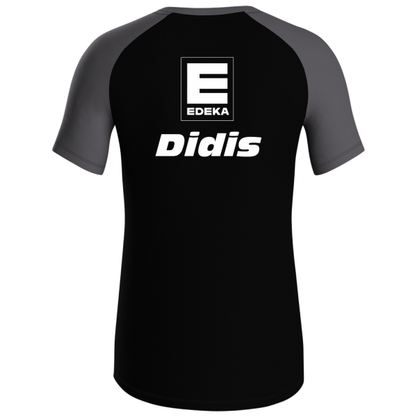 T-Shirt Aufwärmshirt schwarz/anthrazit