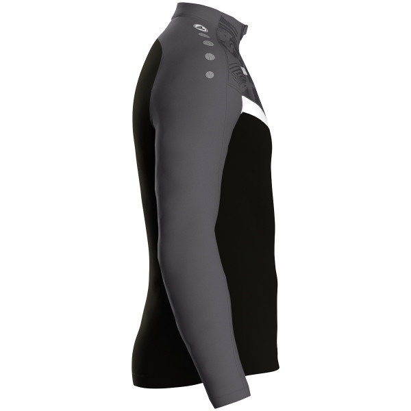 Ziptop schwarz mit Logo und Initialen