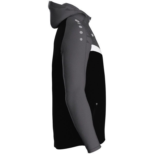 Kapuzensjacke schwarz/anthrazit